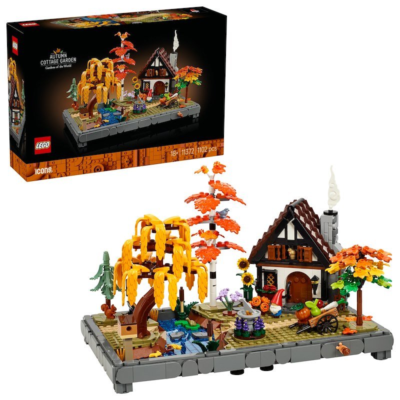 Lego GIARDINO AUTUNNALE DEL COTTAGE LEGO ICONS 11372