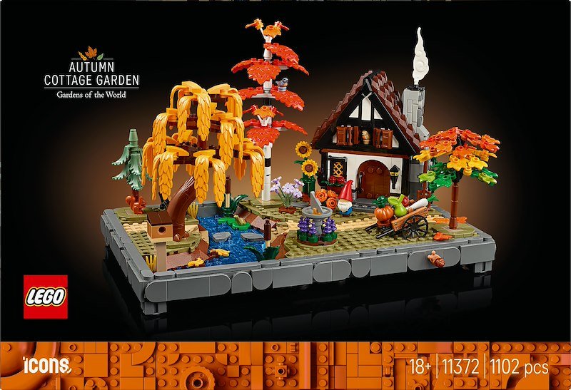 Lego GIARDINO AUTUNNALE DEL COTTAGE LEGO ICONS 11372