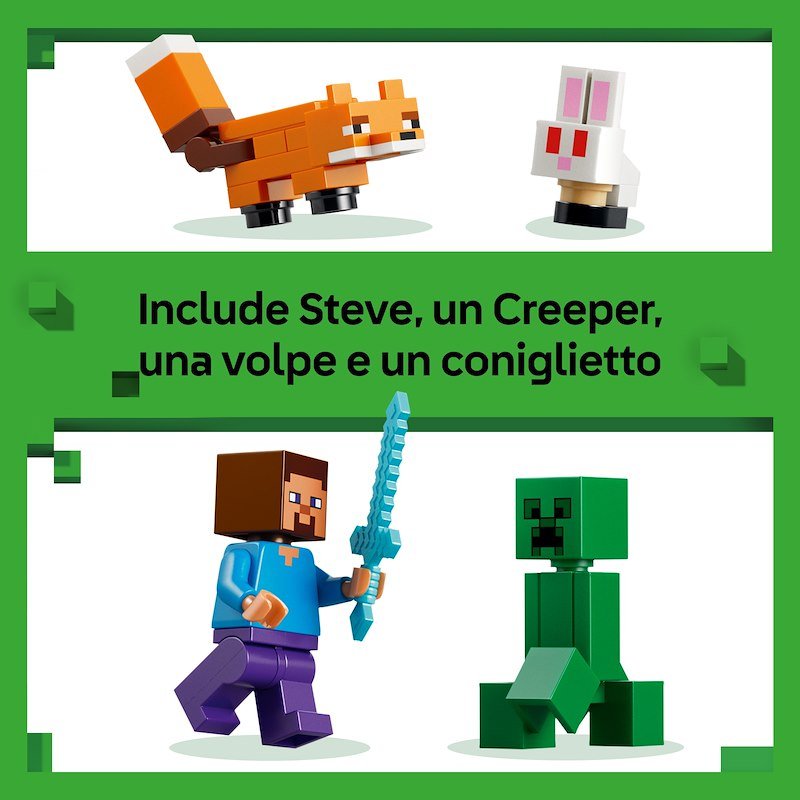 Lego® Minecraft Avventura di Steve nella taiga 21583