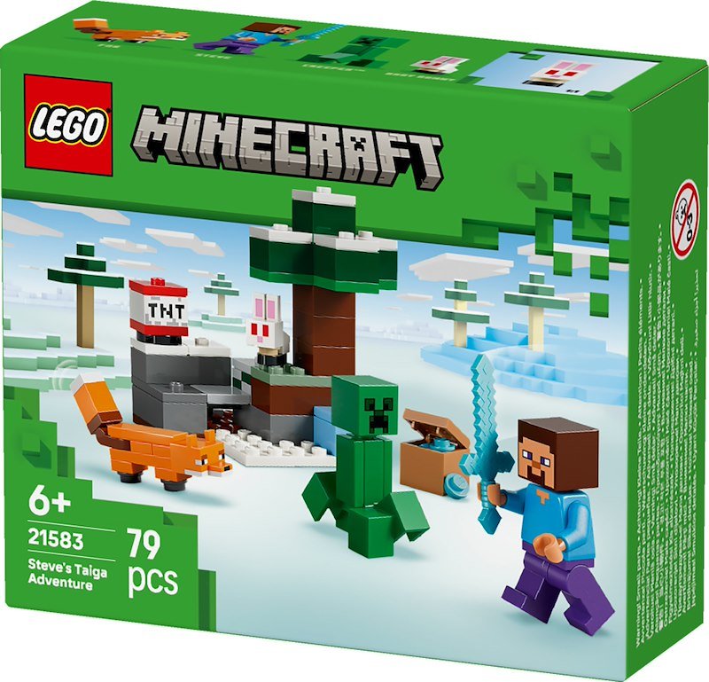 Lego® Minecraft Avventura di Steve nella taiga 21583