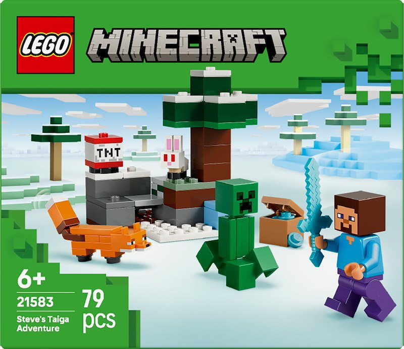 Lego® Minecraft Avventura di Steve nella taiga 21583