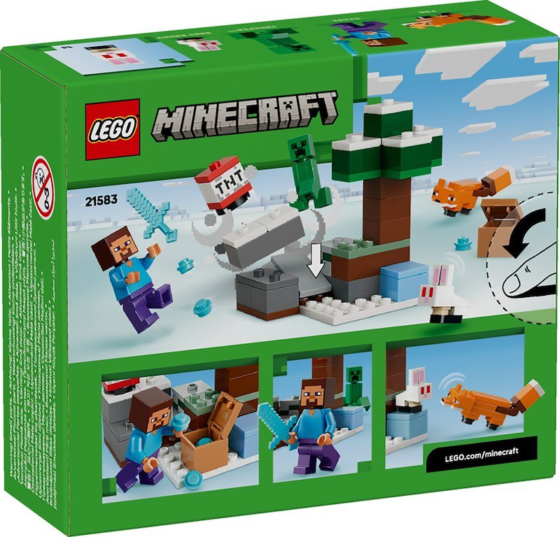 Lego® Minecraft Avventura di Steve nella taiga 21583