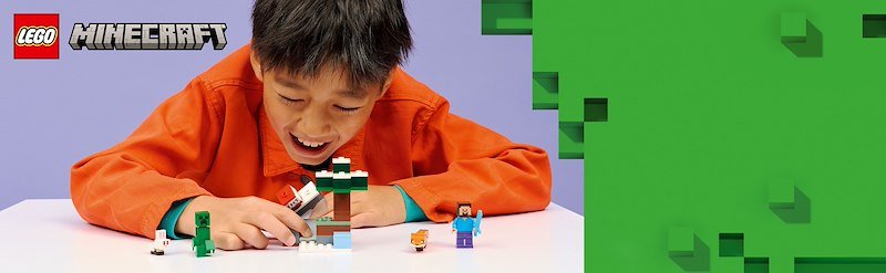 Lego® Minecraft Avventura di Steve nella taiga 21583