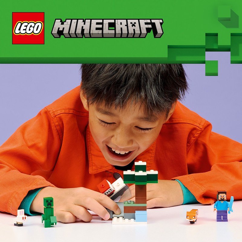 Lego® Minecraft Avventura di Steve nella taiga 21583