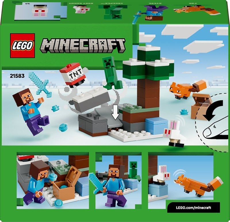 Lego® Minecraft Avventura di Steve nella taiga 21583