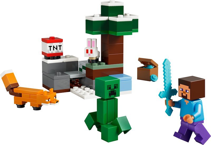 Lego® Minecraft Avventura di Steve nella taiga 21583