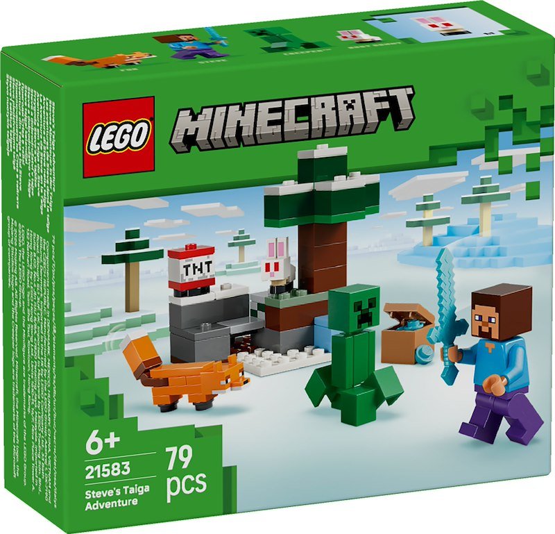Lego® Minecraft Avventura di Steve nella taiga 21583