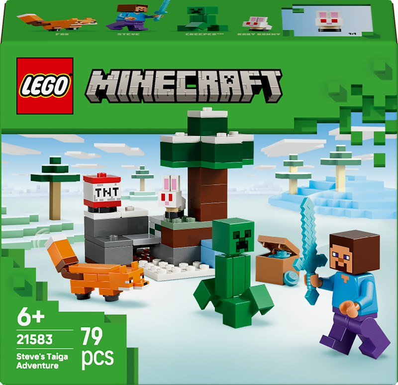Lego® Minecraft Avventura di Steve nella taiga 21583