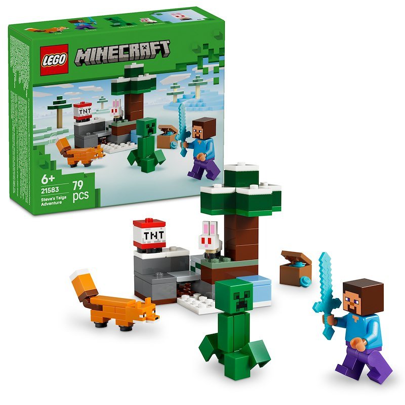Lego® Minecraft Avventura di Steve nella taiga 21583