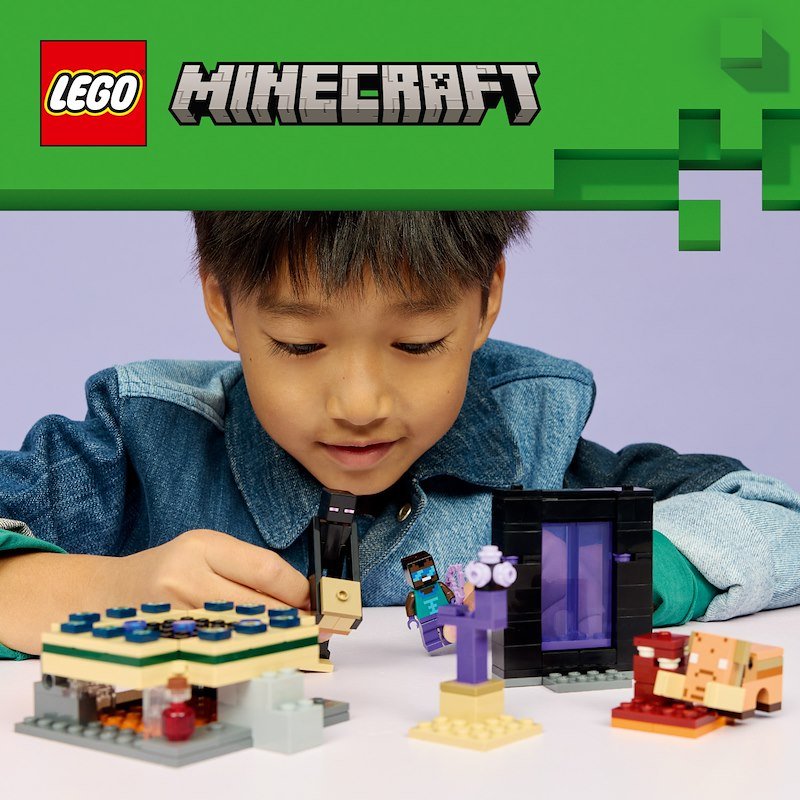 Lego Viaggio nel Portale del Nether e dell’End 21584
