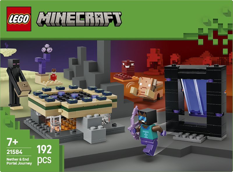 Lego Viaggio nel Portale del Nether e dell’End 21584