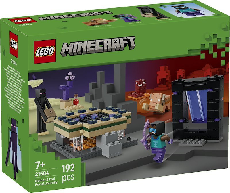 Lego Viaggio nel Portale del Nether e dell’End 21584