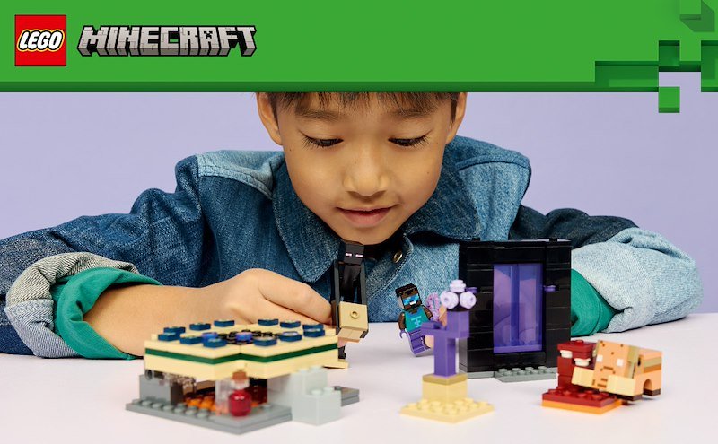 Lego Viaggio nel Portale del Nether e dell’End 21584