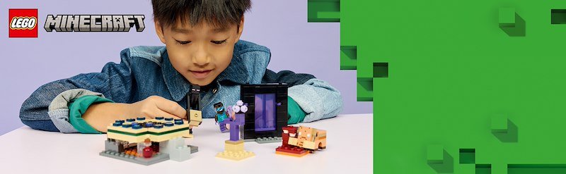 Lego Viaggio nel Portale del Nether e dell’End 21584