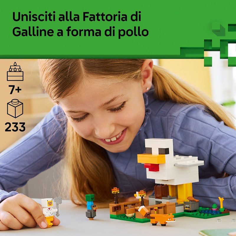 Lego® Minecraft Fattoria di galline 21585