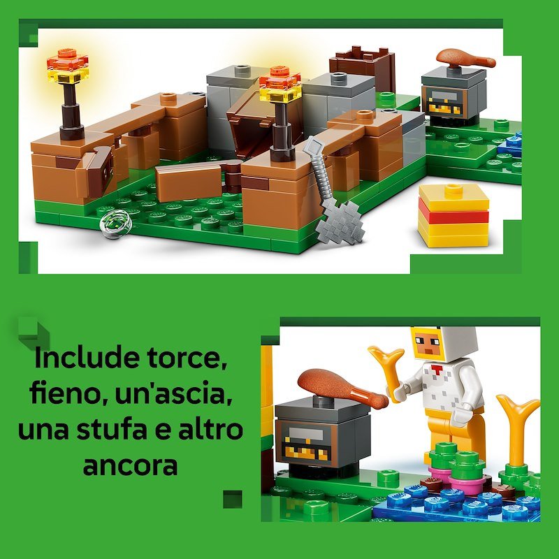 Lego® Minecraft Fattoria di galline 21585