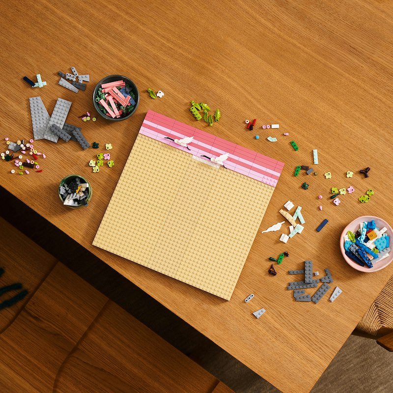 Lego ART Paesaggio giapponese con ciliegi fioriti 31218