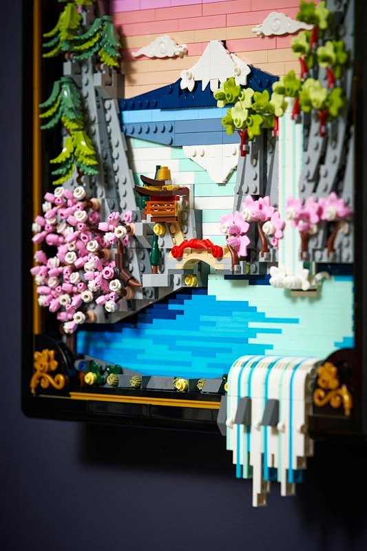 Lego ART Paesaggio giapponese con ciliegi fioriti 31218