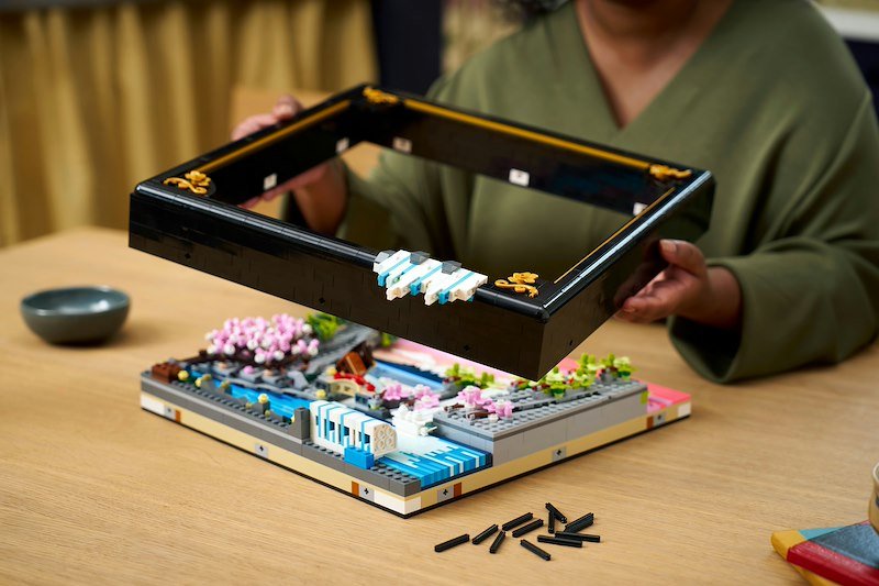 Lego ART Paesaggio giapponese con ciliegi fioriti 31218