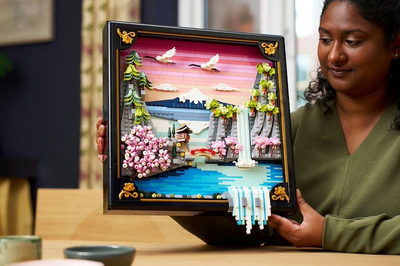 Lego ART Paesaggio giapponese con ciliegi fioriti 31218