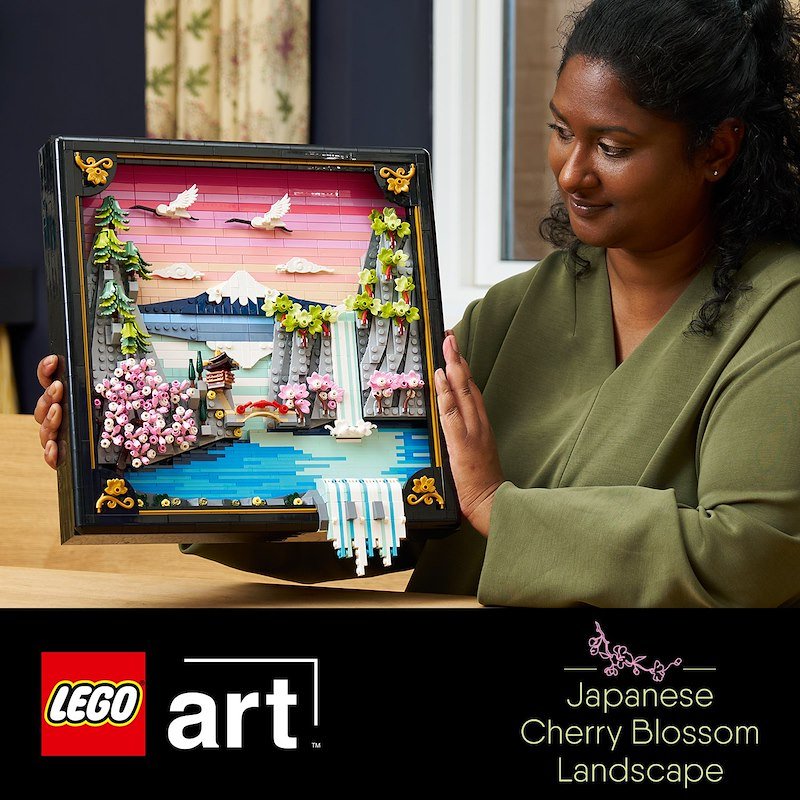 Lego ART Paesaggio giapponese con ciliegi fioriti 31218