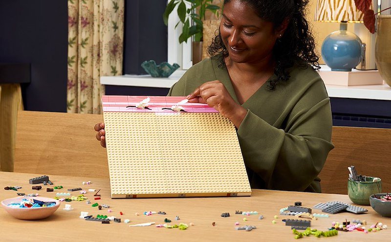 Lego ART Paesaggio giapponese con ciliegi fioriti 31218