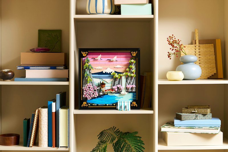 Lego ART Paesaggio giapponese con ciliegi fioriti 31218