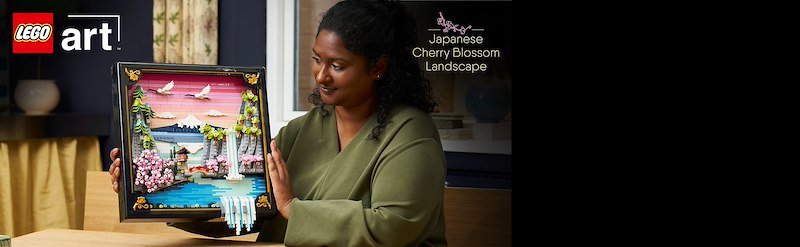 Lego ART Paesaggio giapponese con ciliegi fioriti 31218