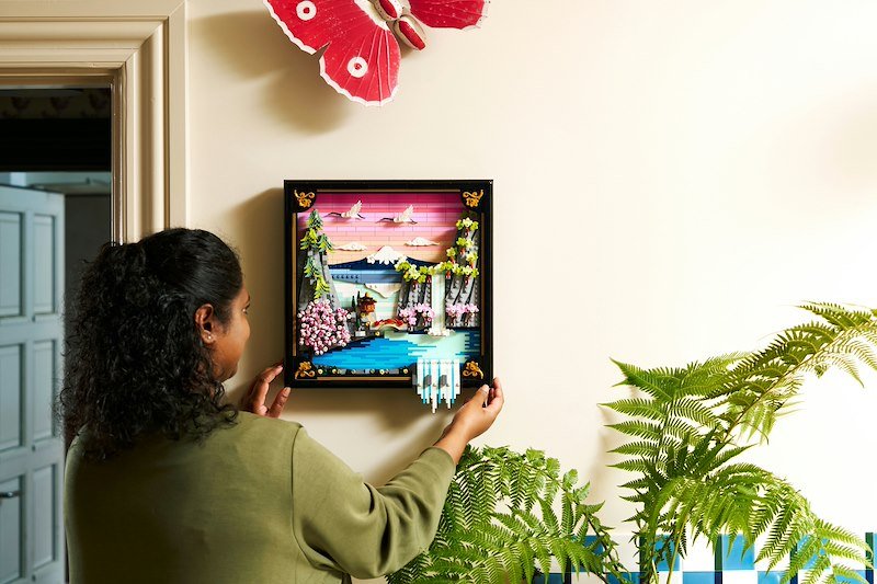 Lego ART Paesaggio giapponese con ciliegi fioriti 31218