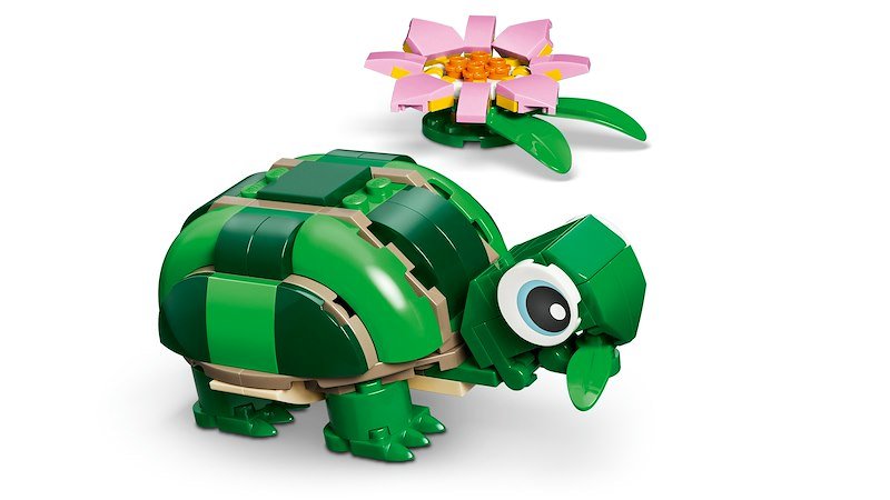 Lego®  Tartaruga con un fiore di ninfea Creator 31377