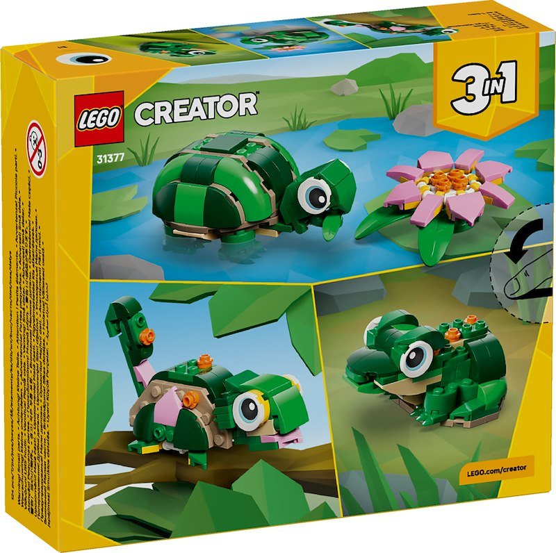 Lego®  Tartaruga con un fiore di ninfea Creator 31377
