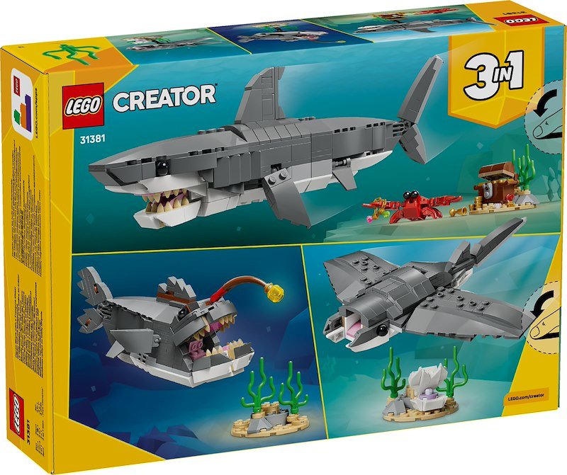 Lego® squalo cons crigno tesoro 31381