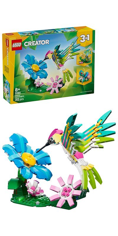 Lego® Animali selvatici: colibrì variopinto 31384