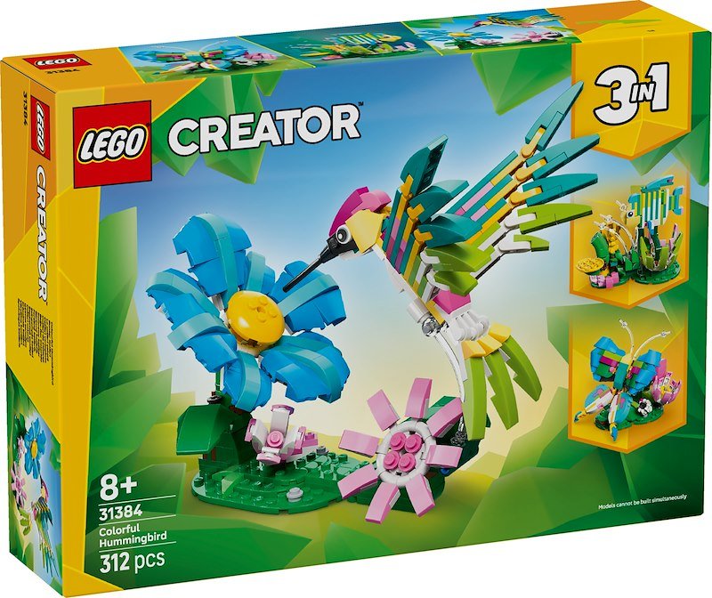 Lego® Animali selvatici: colibrì variopinto 31384