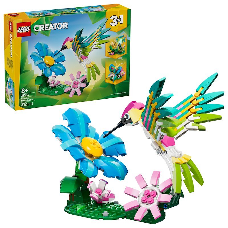 Lego® Animali selvatici: colibrì variopinto 31384
