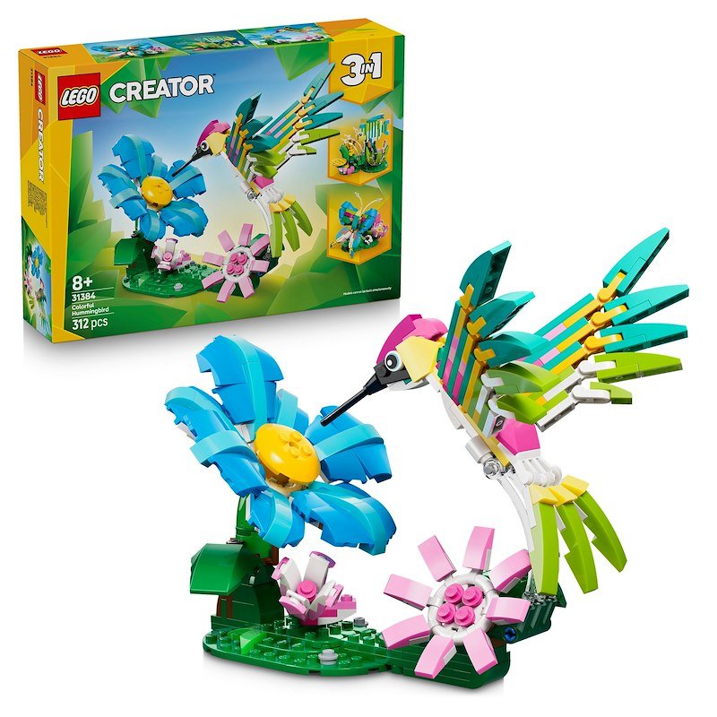 Lego® Animali selvatici: colibrì variopinto 31384