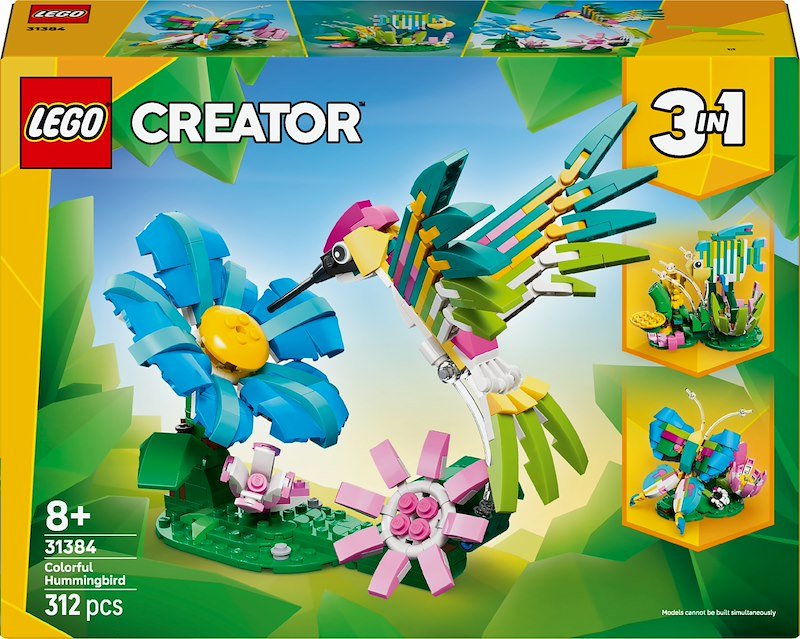 Lego® Animali selvatici: colibrì variopinto 31384