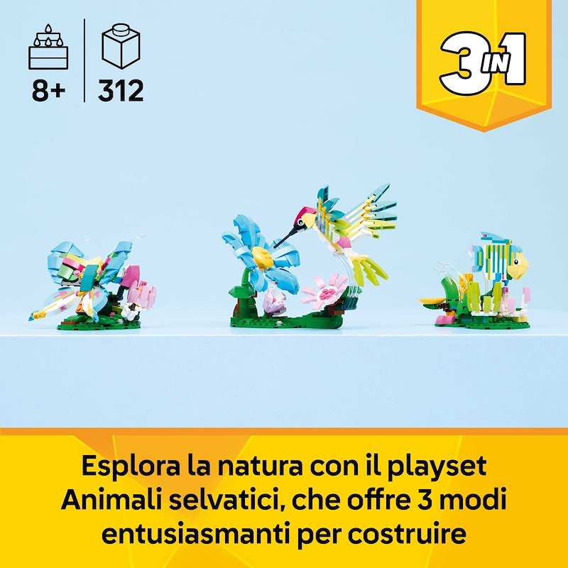 Lego® Animali selvatici: colibrì variopinto 31384