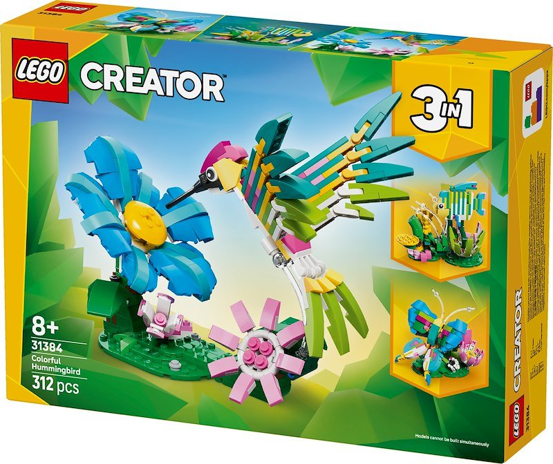 Lego® Animali selvatici: colibrì variopinto 31384