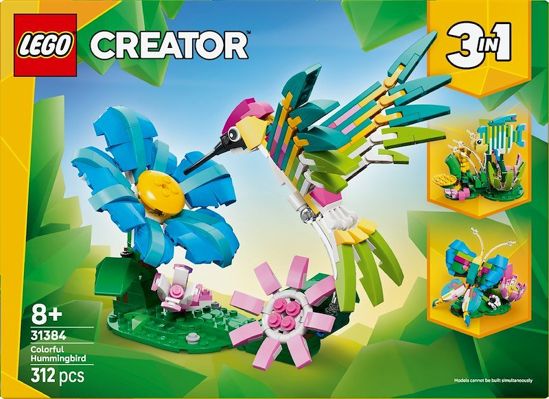 Lego® Animali selvatici: colibrì variopinto 31384