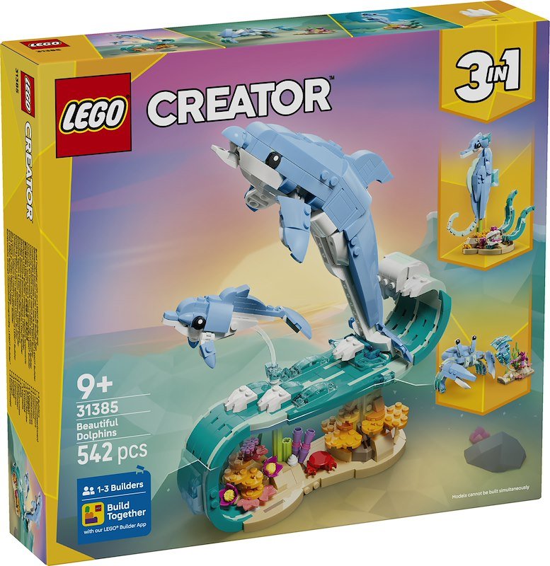Lego® Animali marini: meravigliosi delfini 31385