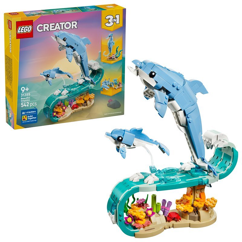 Lego® Animali marini: meravigliosi delfini 31385