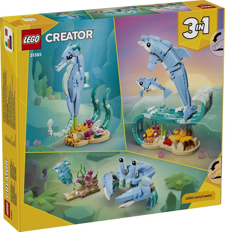 Lego® Animali marini: meravigliosi delfini 31385