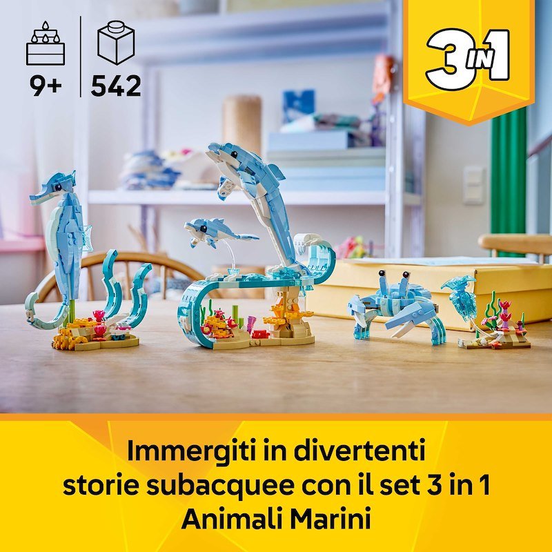 Lego® Animali marini: meravigliosi delfini 31385