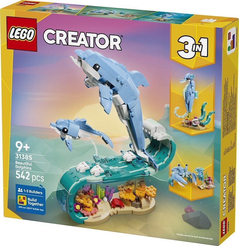 Lego® Animali marini: meravigliosi delfini 31385