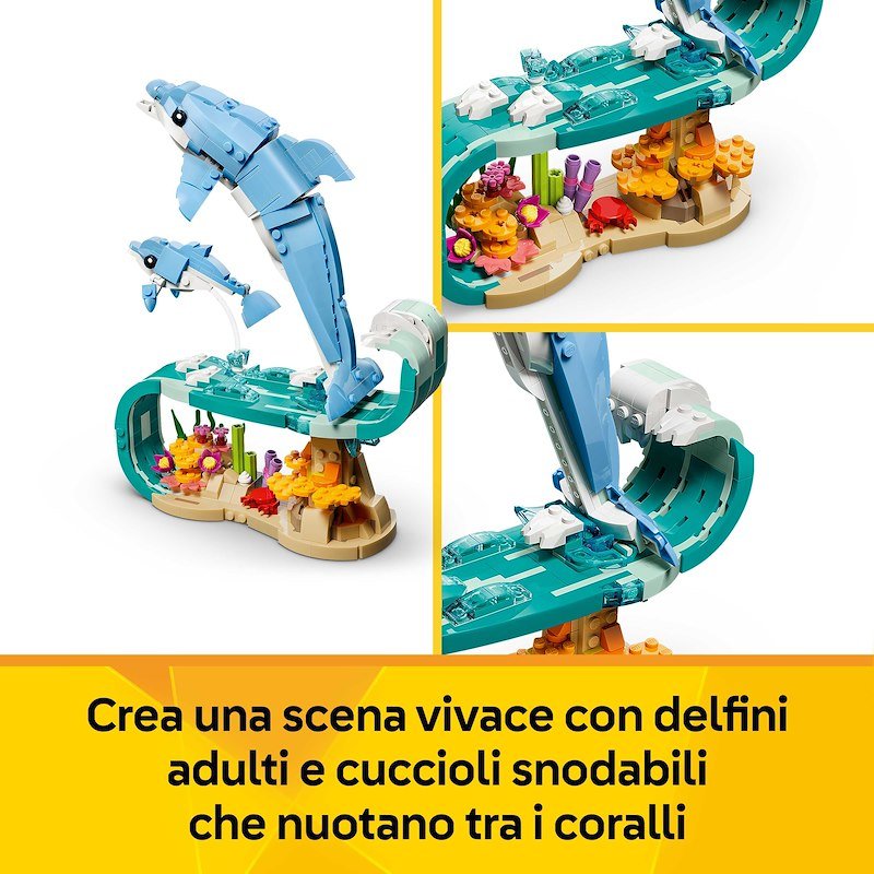 Lego® Animali marini: meravigliosi delfini 31385
