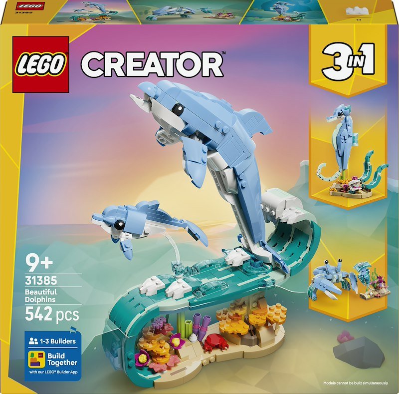 Lego® Animali marini: meravigliosi delfini 31385