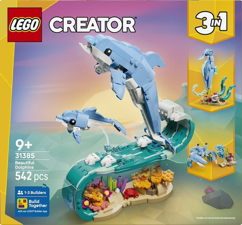 Lego® Animali marini: meravigliosi delfini 31385