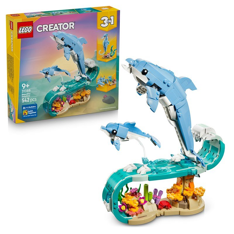 Lego® Animali marini: meravigliosi delfini 31385