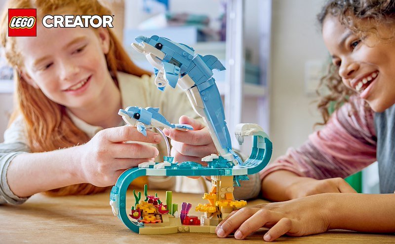 Lego® Animali marini: meravigliosi delfini 31385